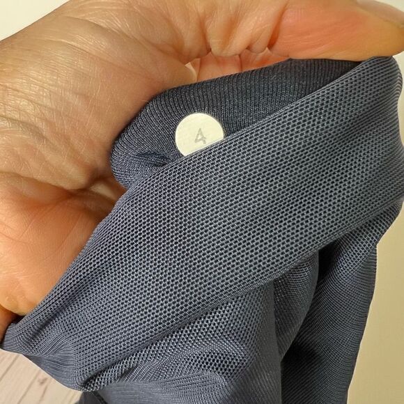 Lululemon Sweaty Endeavor Tights Mesh Inkwell Navy Blue - Picture 7 of 12